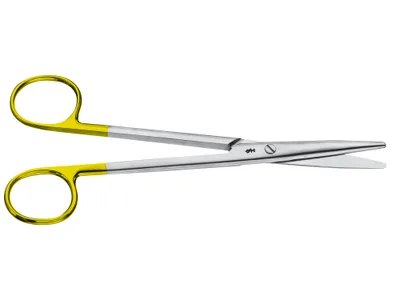 Foarfece Mayo TC Durotip subțiri Aesculap - drepte - rotunde/rotunde - 17 cm - BC242R
