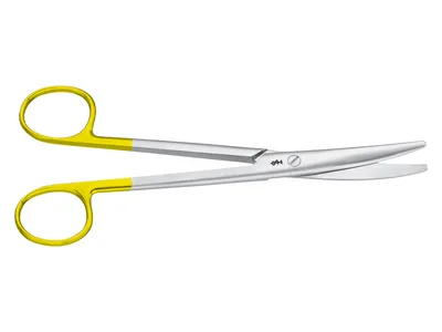 Foarfece Mayo TC Durotip subțiri - curbate - obtuze/obtuze - 17 cm - BC243R