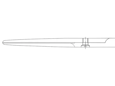 Foarfece Mayo TC Durotip Aesculap - drepte - obtuze/obtuze - 17 cm - BC252R