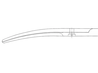 Foarfecă Mayo TC Durotip Aesculap - curbă - obtuz/obtuz - 17 cm - BC253R