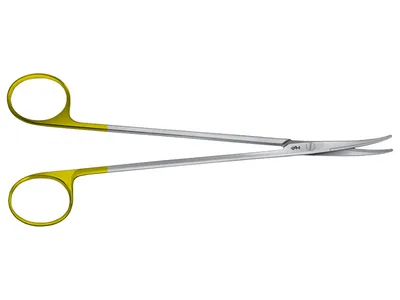 Foarfece Metzenbaum TC Durotip Aesculap - curbate - rotunde/rotunde - 18 cm - BC271R