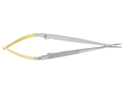 Ținător ac Castroviejo Aesculap TC Durogrip - drept - 0.2/14.5 cm - BM002R