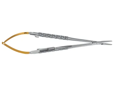 Suport ac Aesculap Castroviejo TC Durogrip - drept - 0.4/18 cm - BM003R