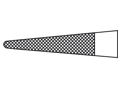 Forceps de prindere ac Aesculap Baby-Crile-Wood TC Durogrip - drept - 15 cm - BM013R