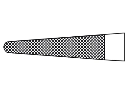 Durogrip porte-aiguille Crile-wood TC - drept - 18.5 cm - BM017R