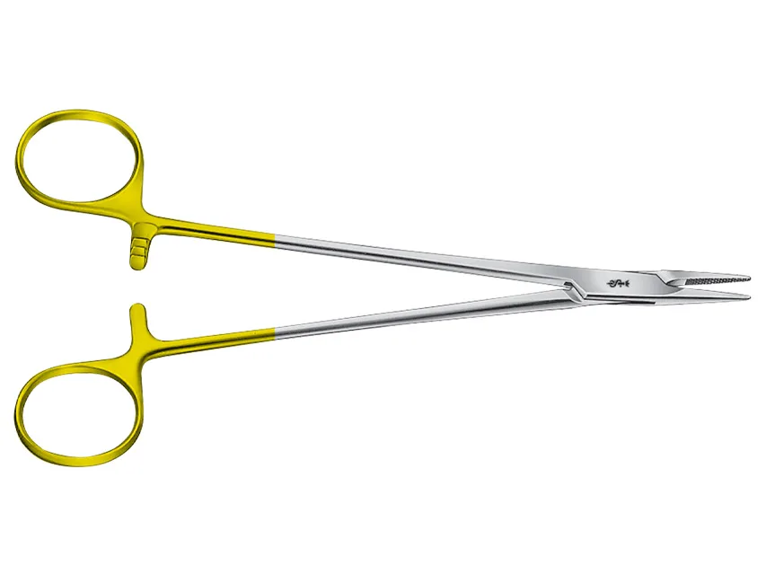 Ţirgă de ace Aesculap Hegar-Mayo TC Durogrip - dreaptă - 18.5 cm - BM066R