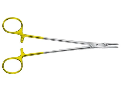 Ţirgă de ace Aesculap Hegar-Mayo TC Durogrip - dreaptă - 18.5 cm - BM066R