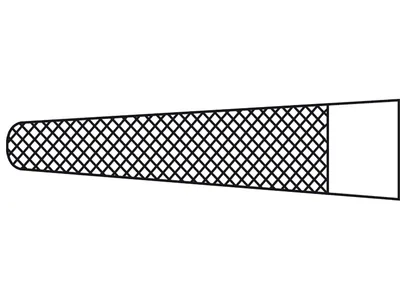 Ţirgă de ace Aesculap Hegar-Mayo TC Durogrip - dreaptă - 18.5 cm - BM066R
