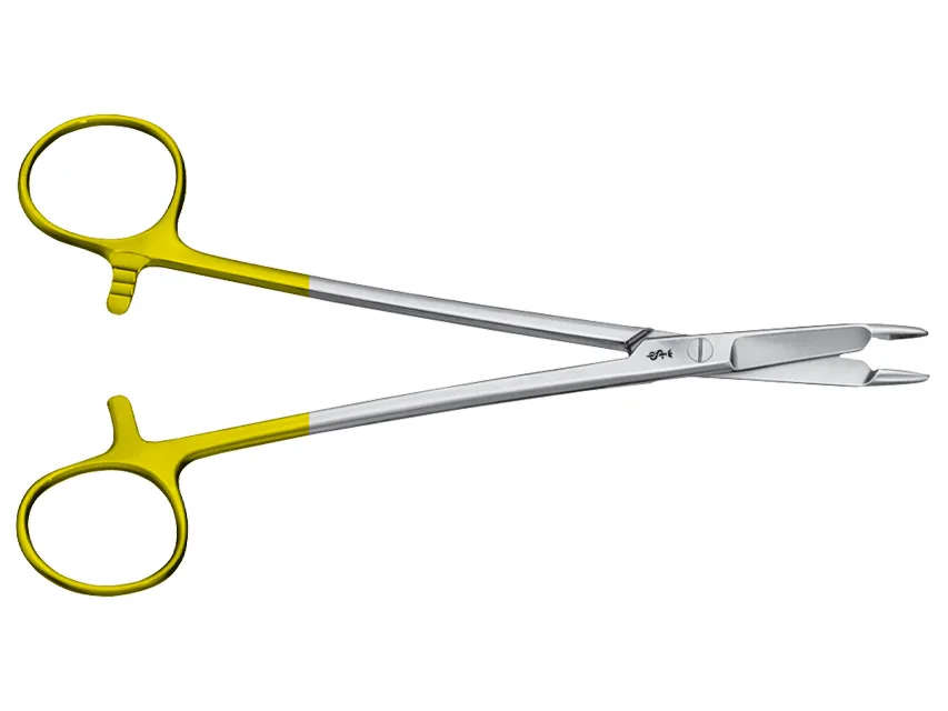 Ţinutor ac Aesculap Hegar-Olsen TC DuroGrip - drept - 16.5 cm - BM124R