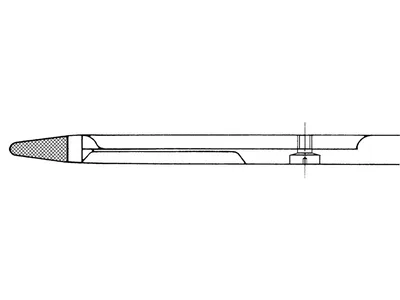 Suport ac Hegar-Olsen TC DuroGrip - drept - 14.5 cm - BM128R