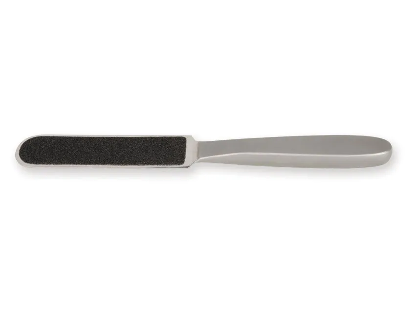 Pilă raclor cu două fețe - 21.5 cm - mâner metalic