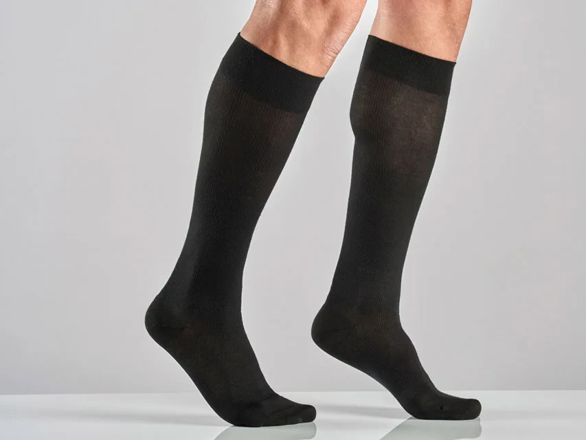 Sosete bumbac unisex - m - compresie medie - negru