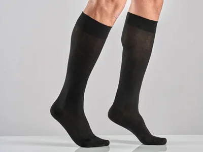 Sosete bumbac unisex - m - compresie puternica - negru