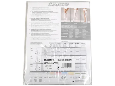 Ciorapi antiembolism sub genunchi lungime 38-43 - X-large