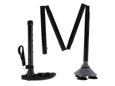 Cană de sprijin TRUSTY cu LED-uri - negru