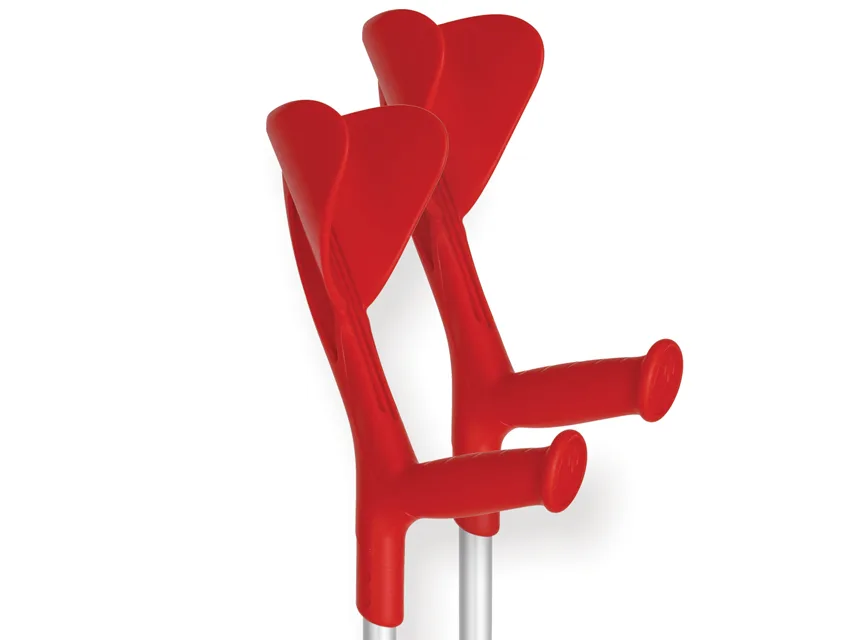Crutches Evolution - roșu/gri