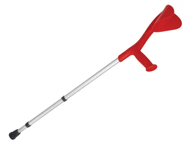 Crutches Evolution - roșu/gri