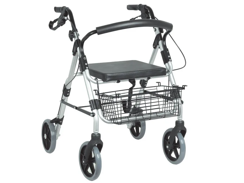 Rollator argintiu - pliabil