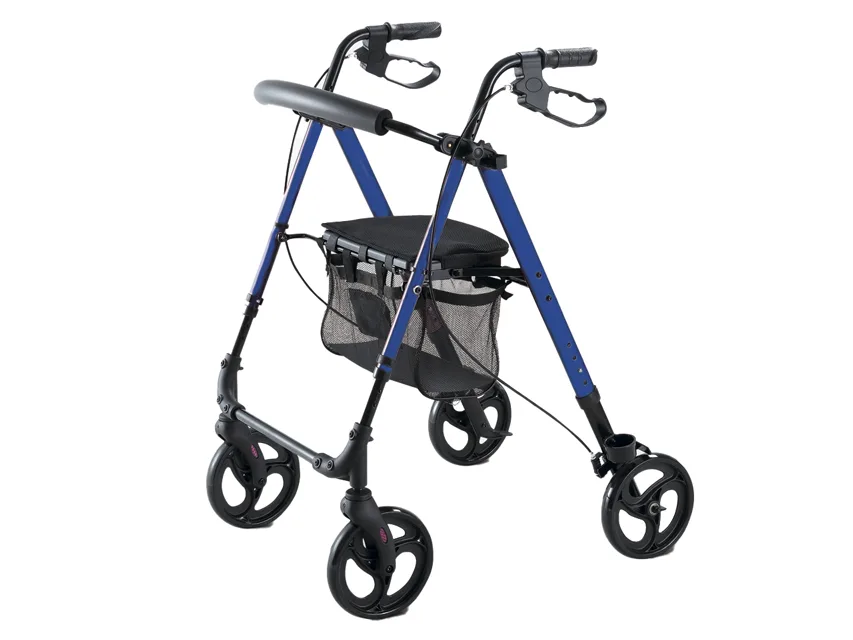 Rollator ușor - pliabil - albastru