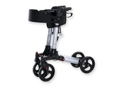 Rollator elegant - pliabil - argintiu