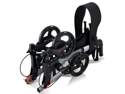 Rollator elegant - pliabil - argintiu