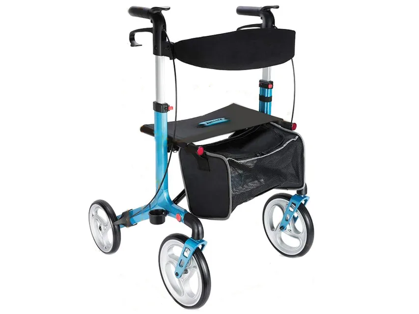 PRINCE ROLLATOR - pliabil - albastru deschis