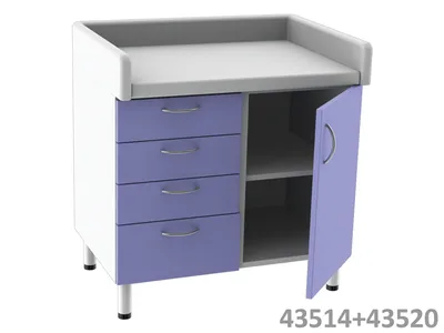 Dulap corpuri duble de baza 4 sertare + 1 usa cu 2 rafturi - orice culoare