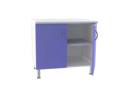 Dulap corpuri duble de baza 2 usi cu 2 rafturi - orice culoare