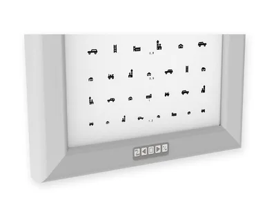 Tablă optometrică LED ultra subțire - Copii