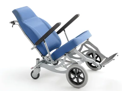 ISCHIA PATIENT TRANSFER CHAIR - blue