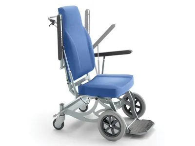 ISCHIA PATIENT TRANSFER CHAIR - blue