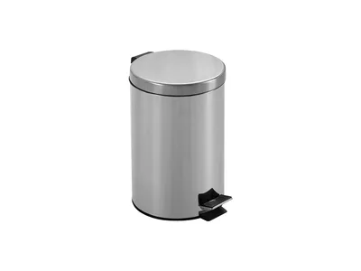 Coș gunoi din oțel inoxidabil AISI 410 de 20 l cu pedală