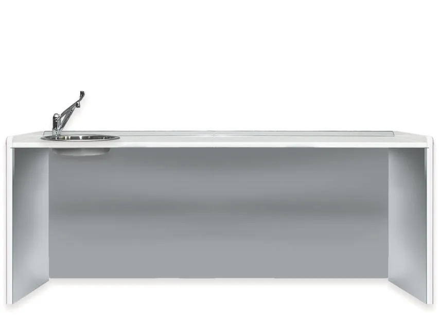 Blat de lucru 206 cm - chiuvetă stânga