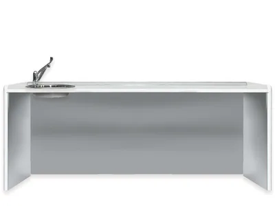 Blat de lucru 206 cm - chiuvetă stânga