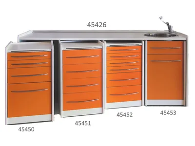 Unitate mobilă GE4LP sub lavoar 49 cm - orice culoare