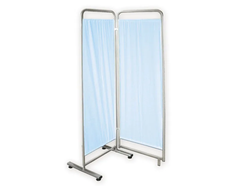 Paravan 2 aripi screen - perdea albastru deschis TREVIRA