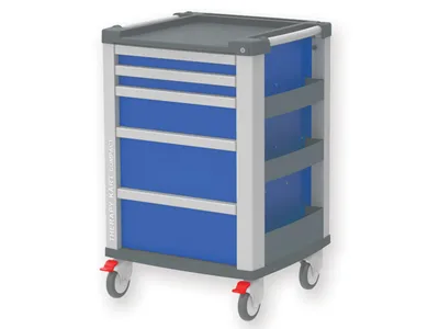 Cărucior compact - albastru
