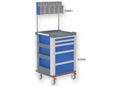 Cărucior compact - albastru