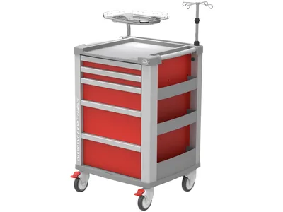 EMERGENCY COMPACT KART - red