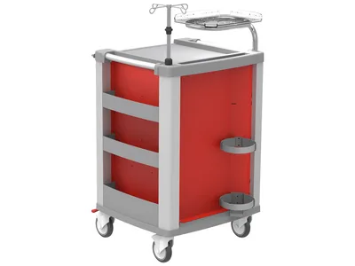EMERGENCY COMPACT KART - red