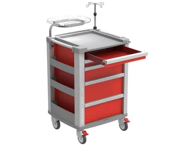 EMERGENCY COMPACT KART - red