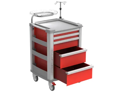 EMERGENCY COMPACT KART - red