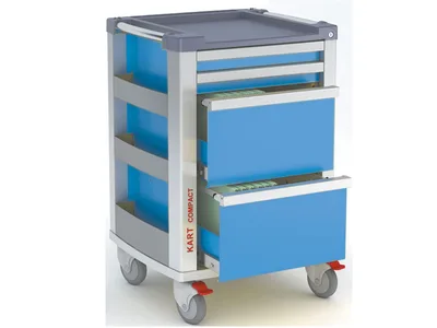KART/carucior compact multiuz - albastru deschis