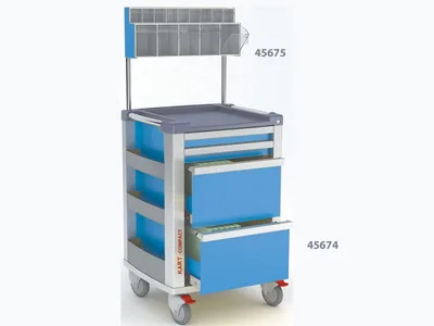 Cărucior multifuncțional compact - albastru deschis