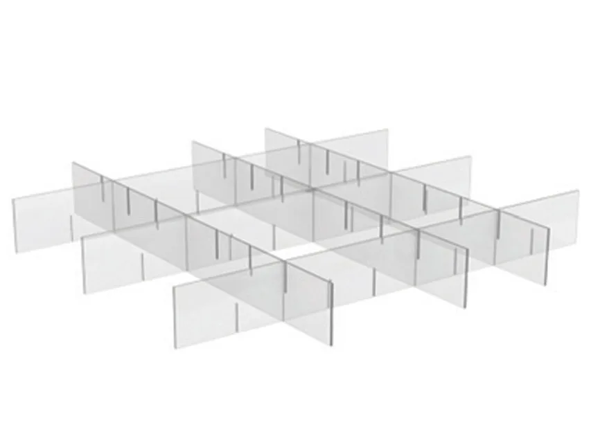 Kit de compartimentare pentru sertare compacte h2/h3
