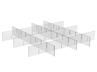 Kit de compartimentare pentru sertare compacte h2/h3