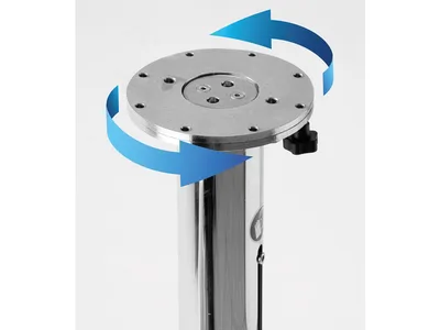 Masă Mayo hidraulică cu pompă - 5 spițe - platformă rotativă