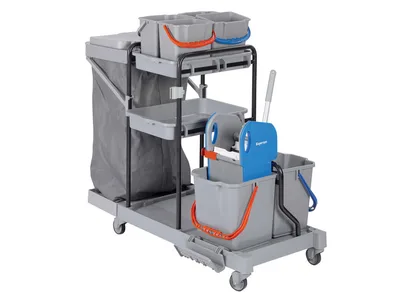 Carucior de facut curatenie cu multifunctional lux pro