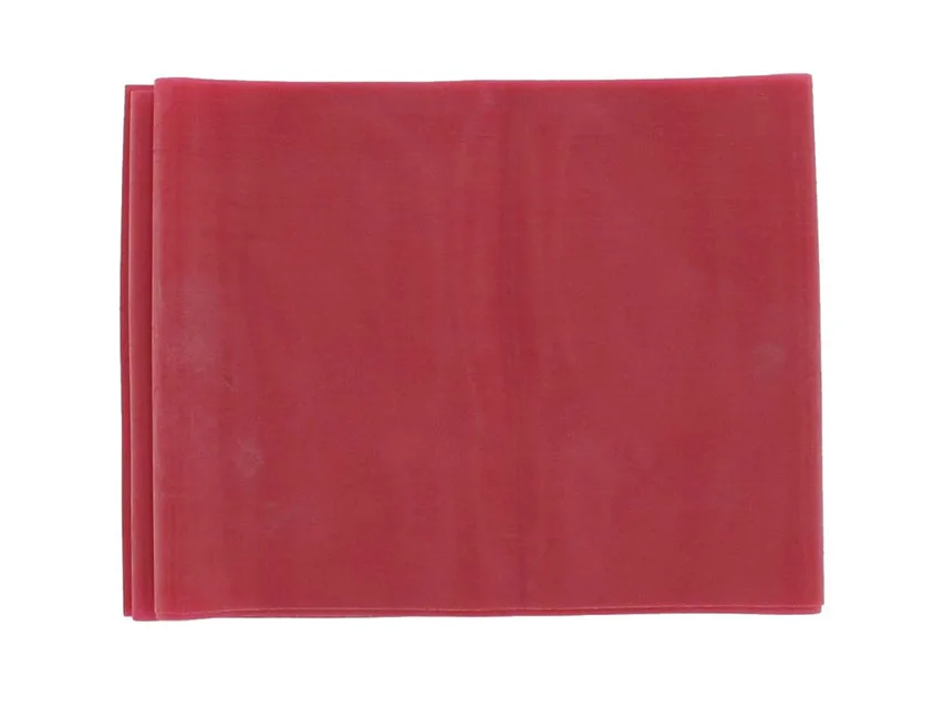 Banda pentru exercitii fizice fara latex - 1.5 m x 14 cm x 0.20 mm - galben