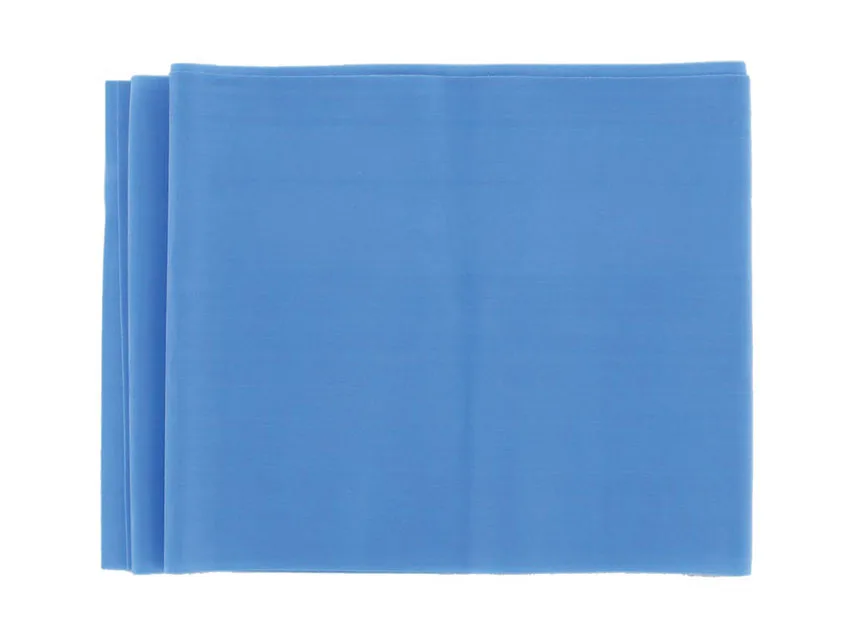Banda pentru exercitii fizice fara latex - 1.5 m x 14 cm x 0.35 mm - albastru